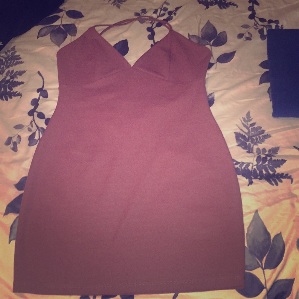 Sexy purplish body con dress